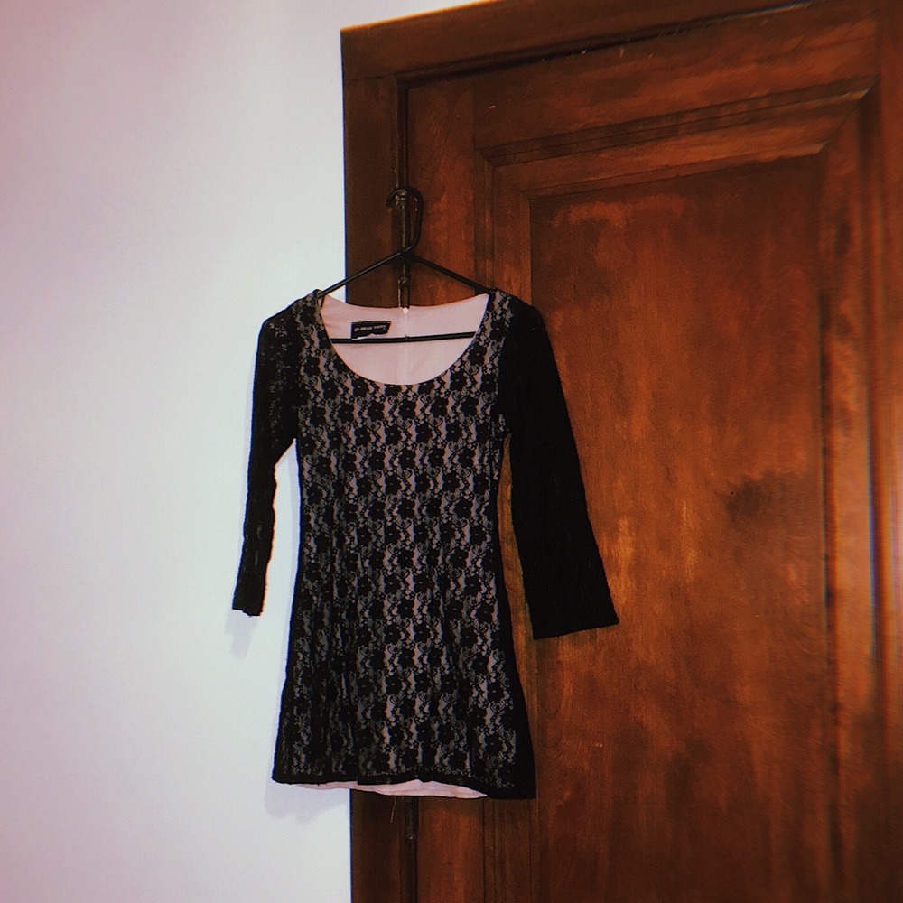 NO LONGER SOLD Un Deux Trois lace girls dress